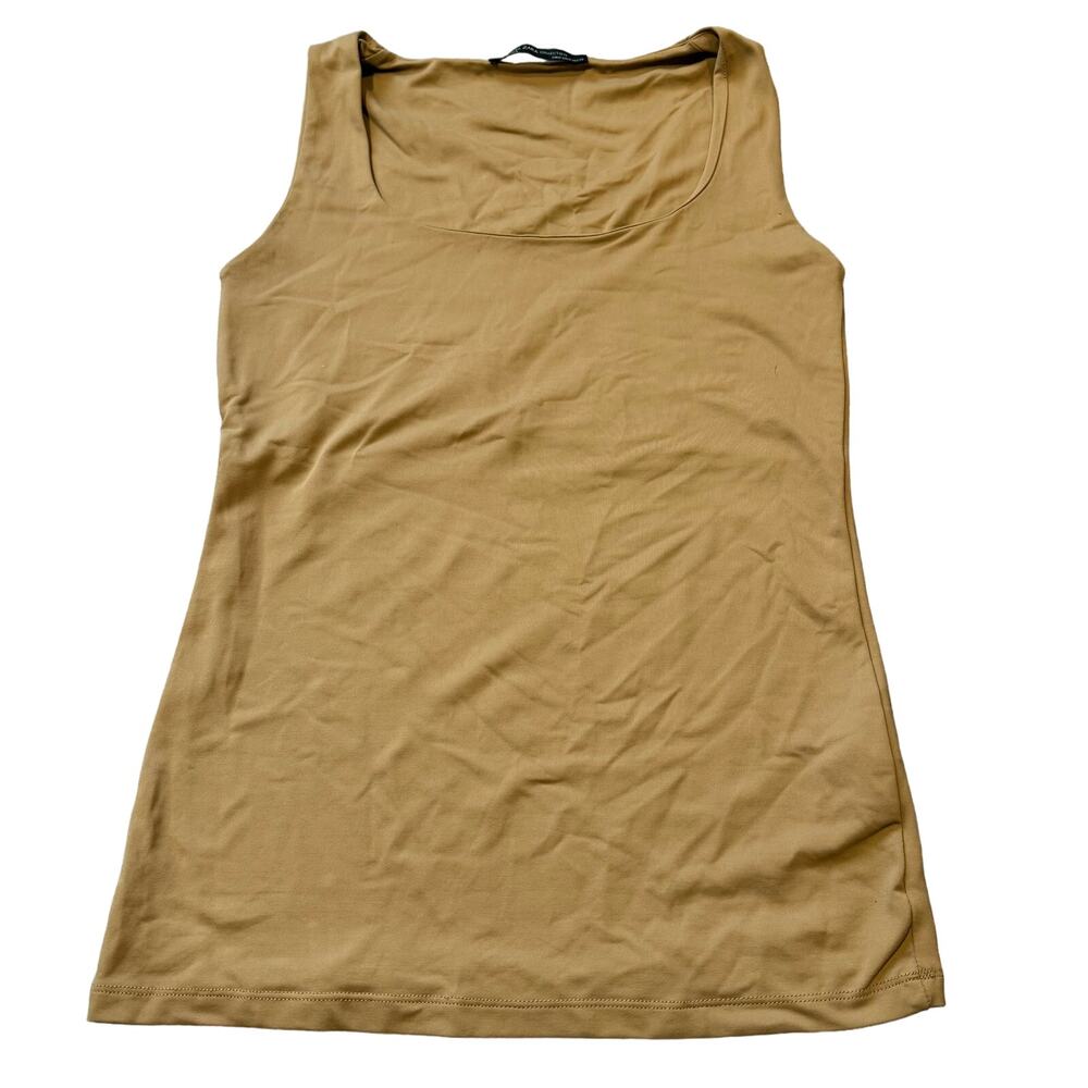 Zara W&B Collection Neutral Basic Tank Top- Size M